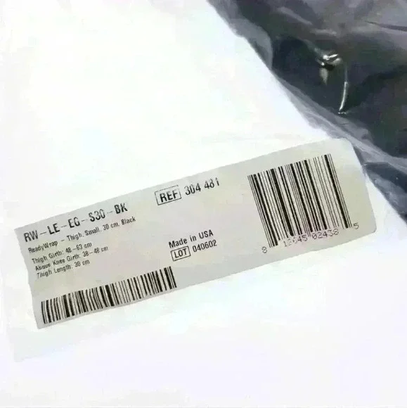 Solaris ReadyWrap Black Thigh 30cm Compression Therapy Wrap Size Small $195 NEW - Picture 3 of 4